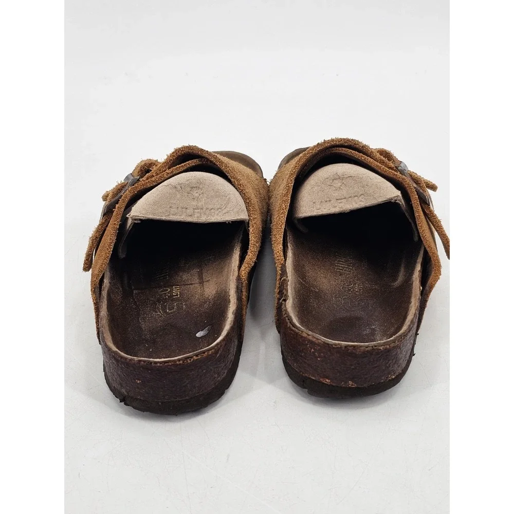 Birkenstock Zurich Men's Size EU 40 US L9 M7 Suede Brown Sandals‎ 050401